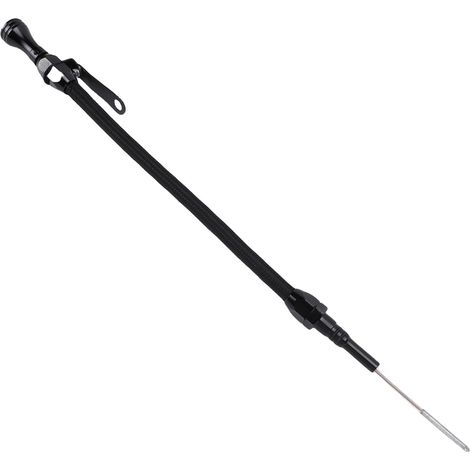 Jauge d' Moteur Flexible, Acier Inoxydable Haute Résistance pour Les Mesures, Connecteurs en Alliage d'aluminium pour Blocs 396 427 454 496 502 Moteurs V8 1965 1990 (Black) (1/5)