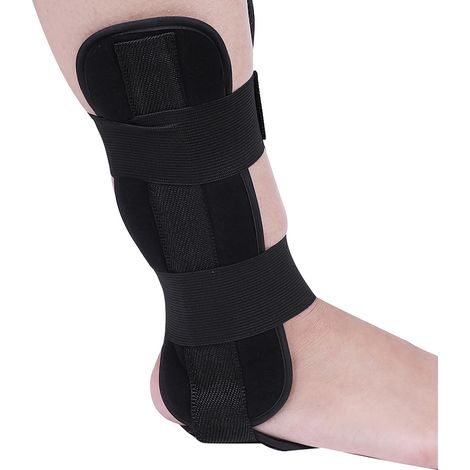Orthèse respirante pour pied tombant, attelle de cheville, soutien et protection, attelle pour entorse, récupération arthritique, taille M (1/5)