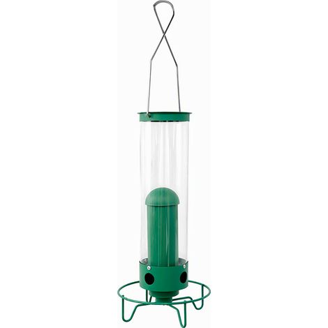 Mangeoire à oiseaux suspendue en métal pour jardin, colibri, modèle tournant, broche allongée, décoration extérieure