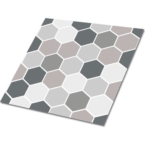 Carreaux autocollants PVC, Carrelage PVC adhésif - 30x30cm - Kit de 9 - Rayon De Miel, Stickers carrelage carreaux (1/5)