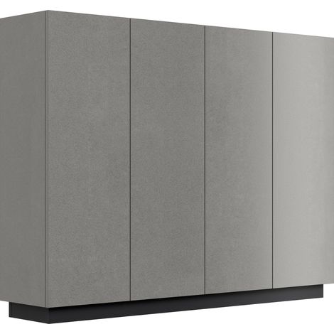 Raumwunder Schuhschrank Alius-XL 4 Türen 36 Paar Asche (1/5)