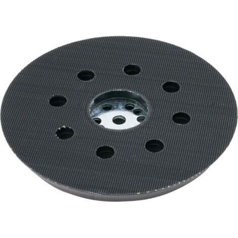 Plateau de ponçage 125 mm 8 trous pour peinture et mastic Éponge moyennement dure Meilleure géométrie pour bords et courbes - 2608601062 (1/5)