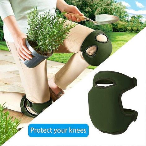 Genouillères de jardinage pour adultes Genouillères souples extra épaisses Genouillères réglables Genouillères pour les jardiniers nettoyant les travaux à genoux et essuyant le sol (1/4)