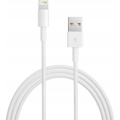 Câble USB-A - Apple Lightning 1 m 1 A Blanc