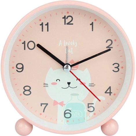 Réveil Lumineux pour Enfants, Apprentissage sans Tic-tac, Réveil Animal Mignon pour Dormir et Travailler (1/5)