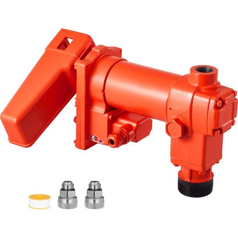 Pompe de transfert de carburant 230V, débit 57 L/min, pompe électrique AC pour huile, hauteur d'aspiration max 2,4 m, hauteur de refoulement max 11,28 m, protection anti-surchauffe, pour essence diese (1/5)