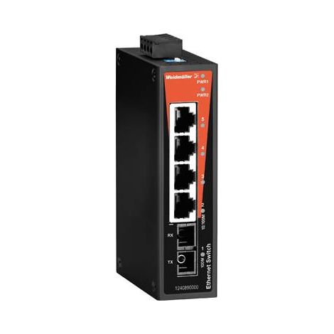 Weidmüller IE-SW-BL05-4TX-1SC 1240890000 Nombre de ports Ethernet: 4 1 pc(s)