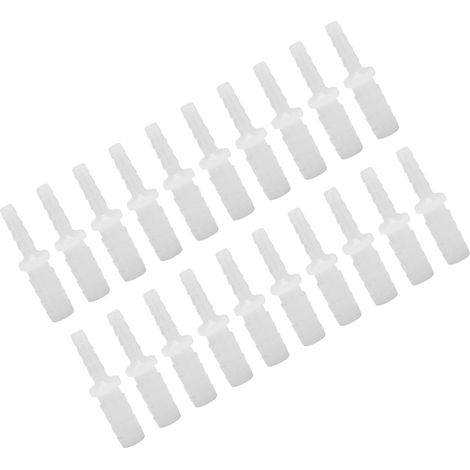 20 adaptateurs droits bidirectionnels pour tuyau d'aquarium, raccords et connecteurs pour aquarium (1/5)