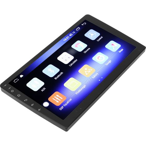 Autoradio 2 Din 9 Pouces Bluetooth FM 1080P GPS Navigation Android 10.0 1+16G Miroir Téléphone Appel Mains Libres (1/5)