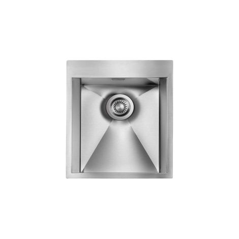 Lavello FOCUS MIX 3" 1 vasca ACCIAIO INOX INCASSO SLIM 45X50 PROF. 19 (1/5)