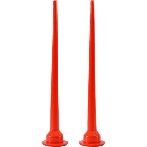 30 cm Silikon-Kegeldüsen, 2 Kunststoff-Kegeldüsen, rotes Dichtungswerkzeug, Dichtungsdüsen-Applikator für Kartuschenpistole (B)