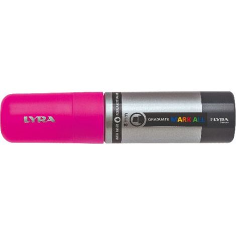 MARCADOR PERMANENTE MARK ALL ROSA NEÓN 8 MM LYRA GROOVE L6830328