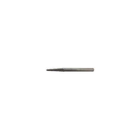 Rundfräse Beta 426MD-3/TA3, Hartmetall de, abgerundete konische Form, 3x13mm, 3mm Schaft, Standardschnitt, mit Spanbrechern de.
