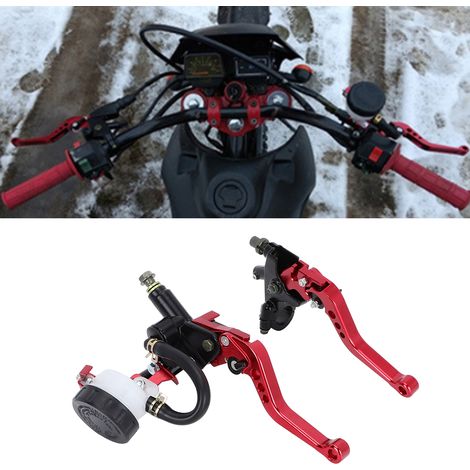 Paar universelle CNC-gefräste Hydraulik-Hauptzylinder für Motorradkupplung und -bremse, Hauptpumpensatz, robust und langlebig (1/5)
