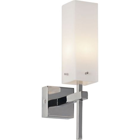 Applique salle de bain Italux Tempo chrome IP44 G9