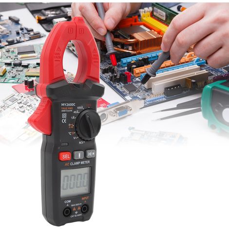 MY-2600C Intelligentes digitales Stromzangenmessgerät, hochpräzises 600-A-AC/DC-Multimeter, hintergrundbeleuchtetes Digitaldisplay (1/5)