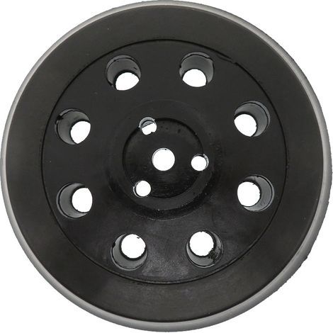 Disque de ponçage rond 8 trous, disque de ponçage et de polissage 125 mm, adapté pour Bosch PEX 125 (1/4)