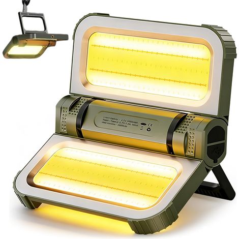 Solarbetriebene Hängelampe, wiederaufladbar, solarbetriebene Hängelampe mit schwingenden Juteflammen, tanzenden Flammen, Gartenlampe mit 2 Einstellungen (1/5)