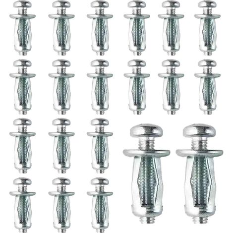 Ancrage Pour Mur Creux - M4 x 20 mm - Pour Plaque De Plâtre Et Plaquage - 20 Pièces (1/5)