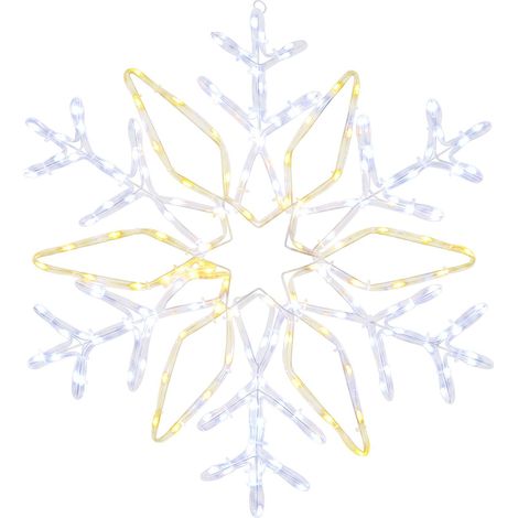 LED-Schneeflocke Weihnachtsbeleuchtung LOVIISA 140 LEDs vidaXL (1/5)