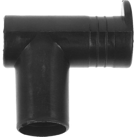 Raccords pour étendoir à vêtements, embouts pour cintres, fixation pour étendoir à linge et support d'extrémité de tringle pour penderie, noir.-AquaForge