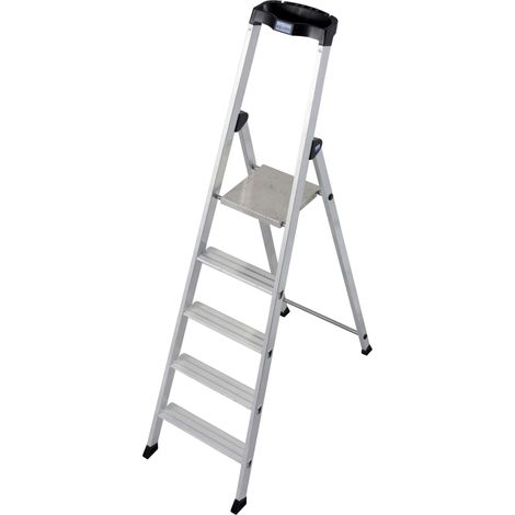 Krause Solido Stufenstehleiter 5 Stufen (1/5)