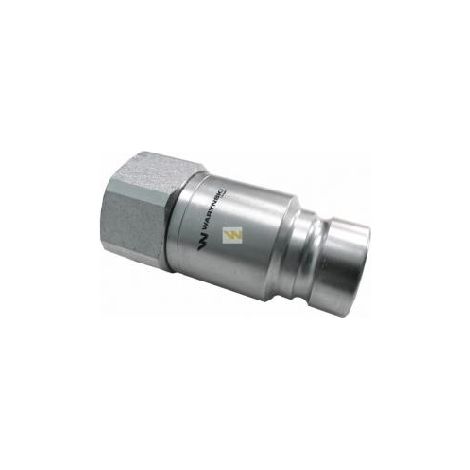 Acoplamiento rápido hidráulico, tapón de ruptura en seco de 1/2'', tapón de ruptura en seco con rosca interna de 3/4''