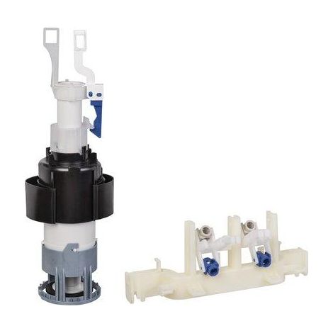 Regiplast – Mécanisme de chasse d'eau encastré Cesame CE70 – Soupape + joint + embase + platine de commande – Pièce détachée pour réservoir WC (1/5)