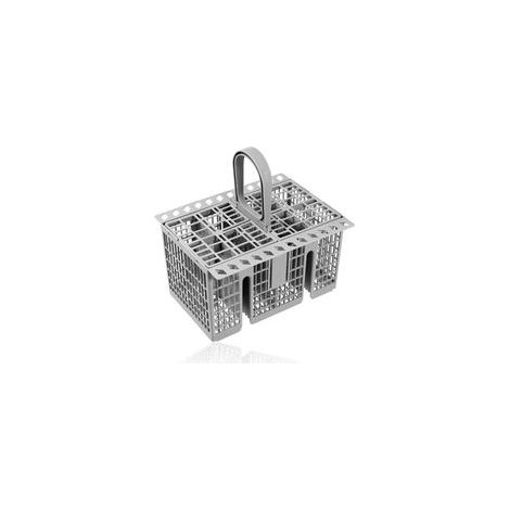 Panier à couverts pour lave-vaisselle (9,5 x 5,4 x 4,8 pouces) pour Hotpoint 99673-8729, C00257140 C00386607, compatible avec GE, Whirlpool, Samsung, BO-SCH, May-May Label, Kitchen-Aid, Ken-more (1/4)