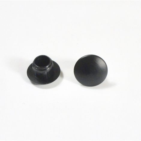 Ajile - Bouchon Obturateur en Plastique Diamètre 8 mm Coloris NOIR (1/2)