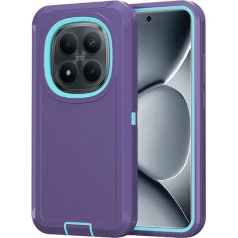 (Rose Bleu, Redmi 13 5G) Coque de protection triple armure dédiée OTT, ultra-résistante aux chocs (1/5)