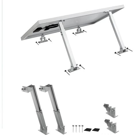 Support de fixation pour panneaux solaires, centrale solaire pour balcon, support pour modules de toiture plate (1/5)