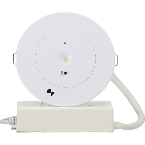 Maude LED-Notfall-Downlight mit Selbsttest 3W 6000K
