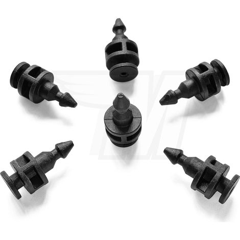Paquete de 10 clips para luces traseras compatibles con Sprinter Crafter  A0008208164 Negro (1/2)