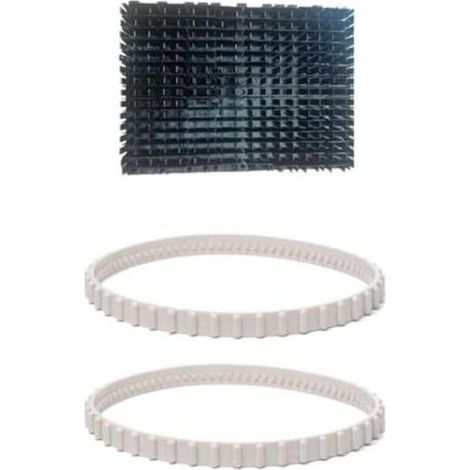 Pièces de rechange pour nettoyeur piscine Hayward Tigershark QC Plus Series RC9990 RC9955GR RC9740 RC9742 Comprend 2 courroies et 1 brosse à rouleau - (1/5)