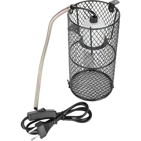 Support de lampe chauffante en céramique anti-brûlure pour reptiles (serpent, lézard, tortue), prise UE 220 V (1/5)