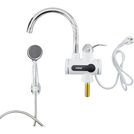 Rubinetto Elettrico Temperatura Calda Istantanea con Doccetta Miscelatore