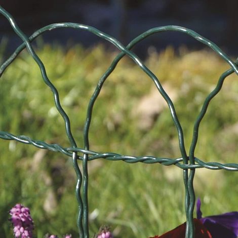 Rete metallica in plastica bordura border 10 metri - biacchi ettore (1/3)