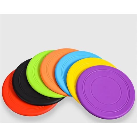 (Farbe) Frisbee-Spielzeug für Haustierbesitzer und Kinder, interaktives Spiel, Trainingsspielzeug für Hunde, schwimmt im Wasser (1/4)