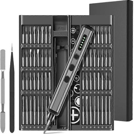 Mini tournevis électrique, tournevis électrique de précision 68 en 1, kit de tournevis électrique de précision pour PC (1/5)