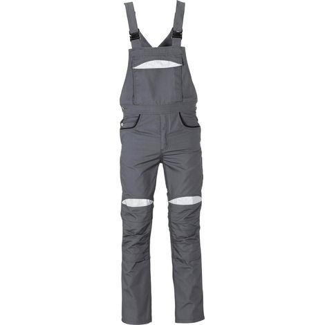 Planam Latzhose DuraWork Gr. 27 grau/schwarz (1/5)