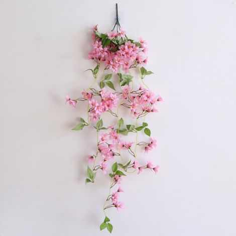 Guirlande Suspendue Artificielle - Plante Artificielle en Plastique - Décoration Intérieure et Extérieure pour Jardin Balcon Terrasse - 1 Pièce (1/5)