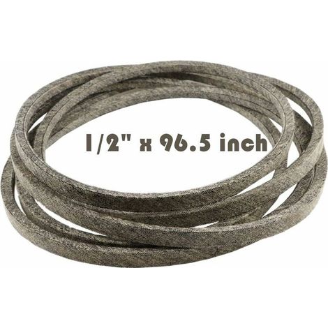 Courroie d'entraînement de transmission de lames de plate-forme de coupe de tracteur de tondeuse à gazon pour CUB Cadet 954-04060, 954-04060A, 954-04060B 1/2"x 96.5" Fabriqué en Kevlar (1/5)