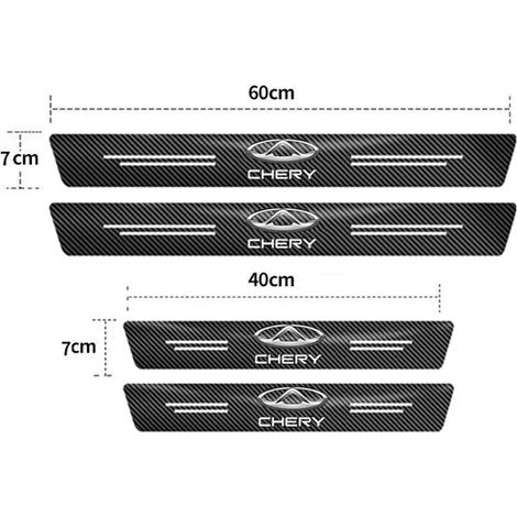 (4 pièces) Protections de seuil de porte,de coffre et de pare-chocs arrière pour Chery Tiggo 7 Pro 8 4 5 3 2 T11 5X Amulet QQ IQ Fulwin Arrizo 5 (1/2)