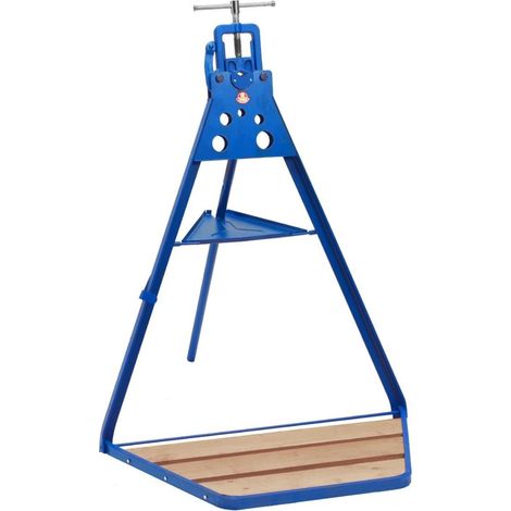 Ariex ® - Cavalletto Portatile Idraulico 4" Pollici Ariex Morsa Banco Tubi Da Lavoro -