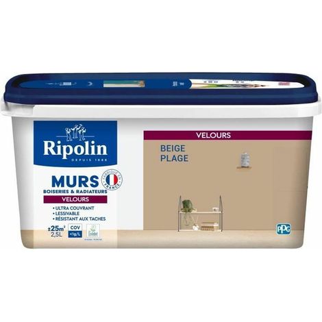 Ripolin 468428 Pintura Interior Beige Terciopelo 2,5 L