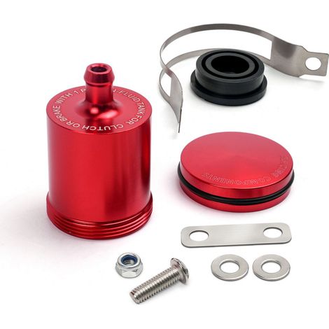Motorcycle modification parts, brake clutch, brake fluid reservoir for Yamaha MT15 brake fluid reservoir - Red