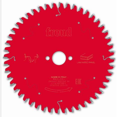 Hoja para sierra circular manual con cable/ sin cable FREUD - Ø160 2,2/1,6 A20 Z48 BA -5° - F03FS09798 -FR06L001H