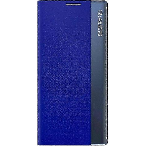 Premium Smart View Echtlederhülle mit Spiegelfenster für Samsung Galaxy S20 FE – Elegantes und praktisches Design, schützende Klapphülle (1/5)