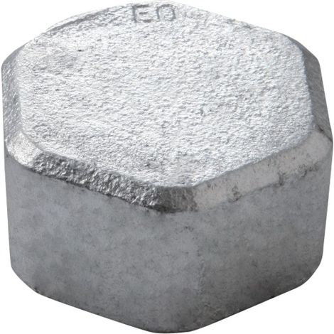 Gusseisen-Stopfen, verzinkt, weiblich, sechskantiger Kopf, 15x21 (1/2)